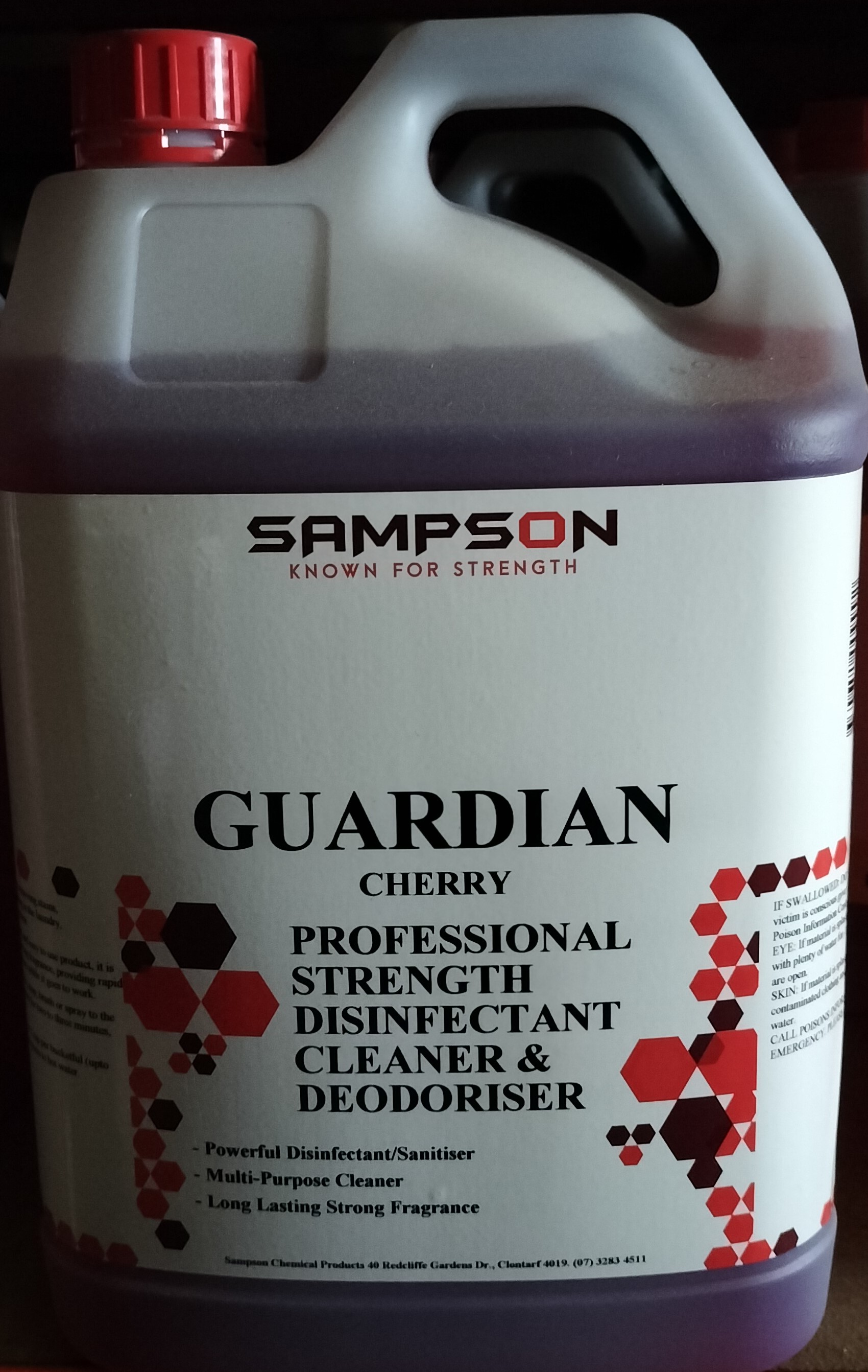 Sampson Guardian Disinfectant Cherry 5lt